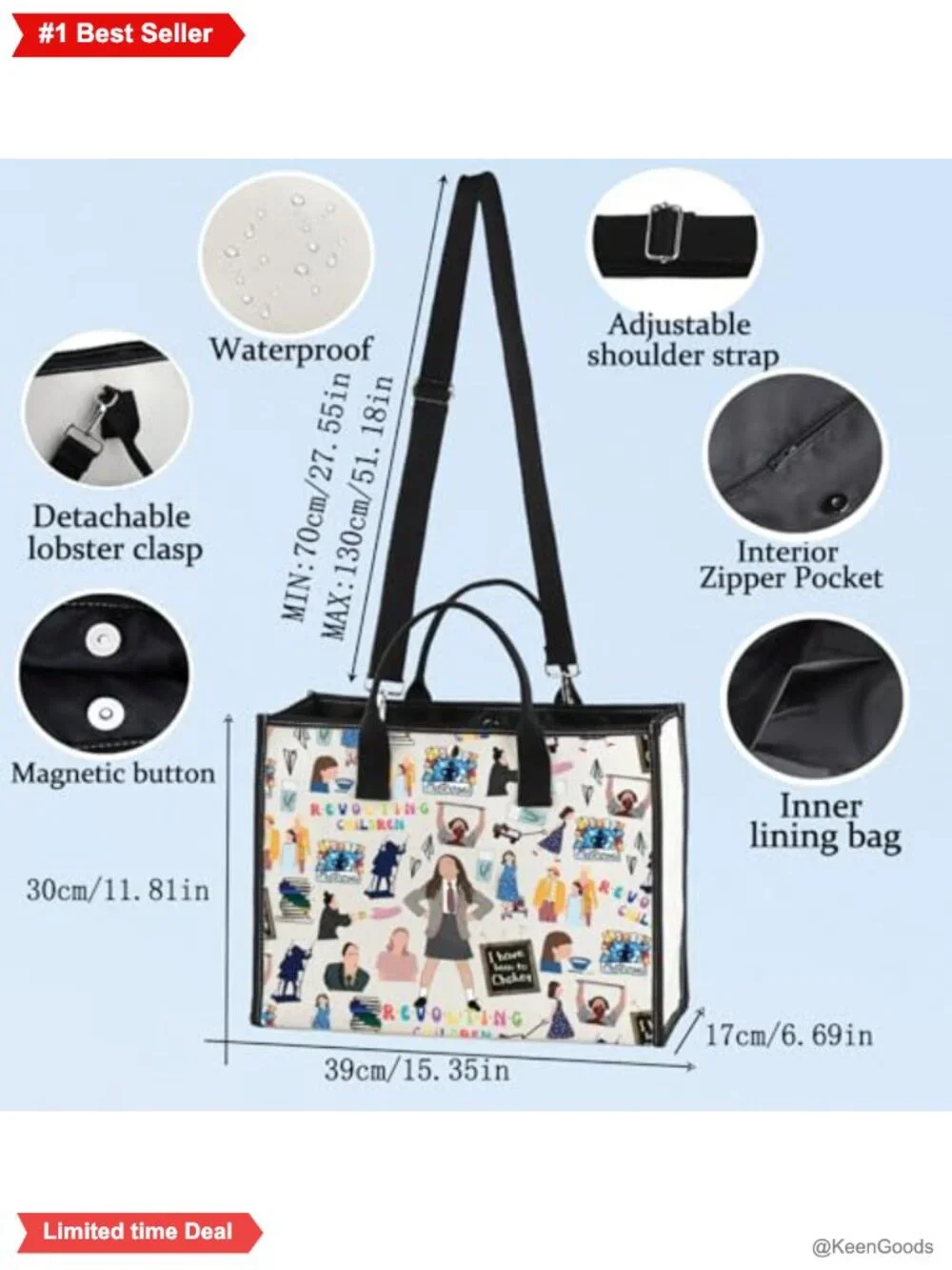 Canvas Tote Bag Theatre Lover Gift Musical Shoulder Bag Reusable Grocery Bag